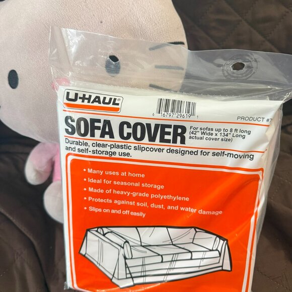 U-Haul Moving & Storage Sofa Cover (Fits Sofas up to 8' Long) - Water Resistant - Picture 3 of 3